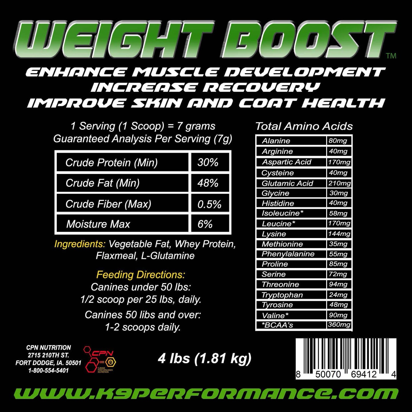 WEIGHT BOOST